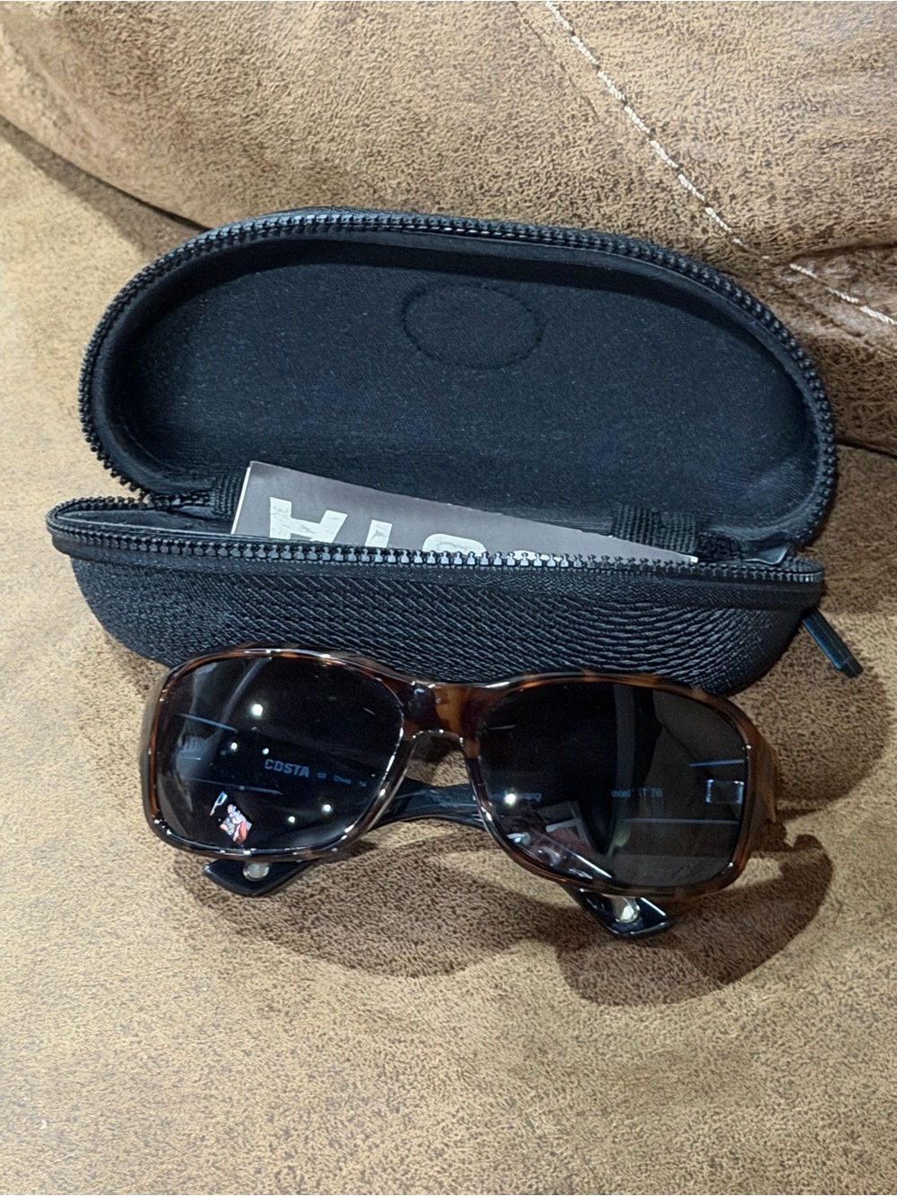Women’s Costa Del Mar Inlet Sunglasses with Tortoise Brown Frame, Dark Lenses ❤️
